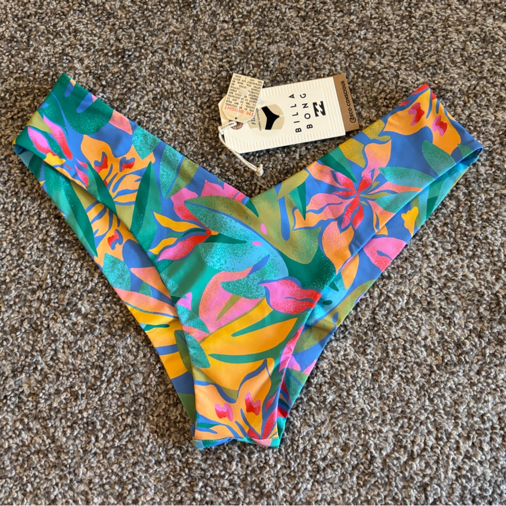 Billabong Blue and Green Tropical Bottoms